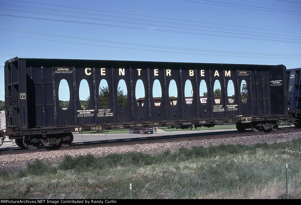 WP 1403 Centerbeam Flatcar